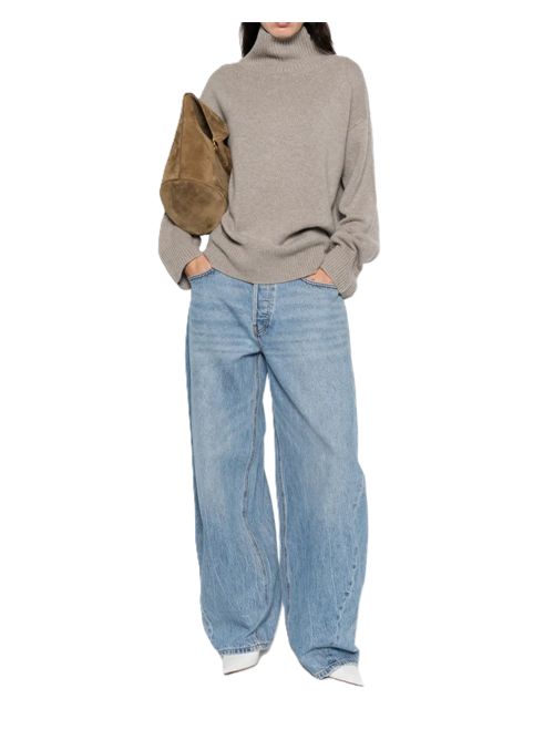 Maglione a collo alto Boyfriend Soft Goat | SF1867A00002GREIGE